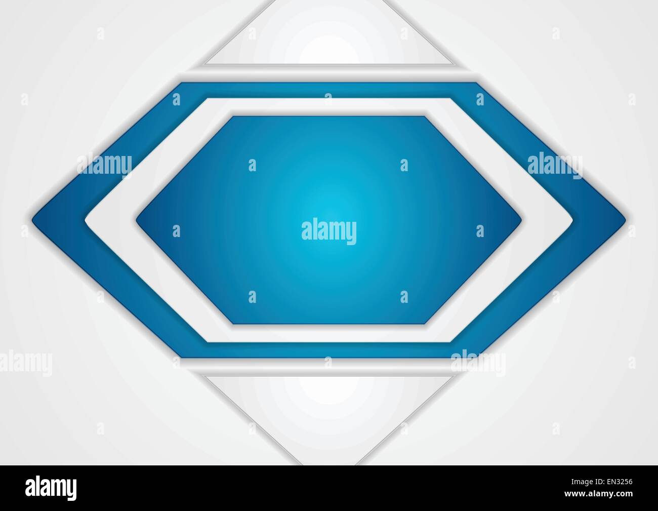 Abstract blue and grey background. Vector design Stock Vector Image
