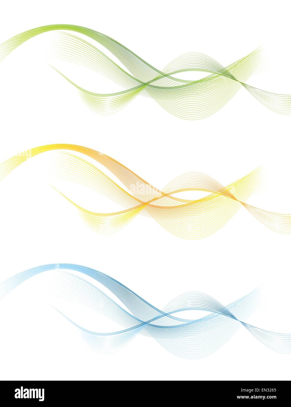 Shiny wavy abstract banners. Vector illustration Stock Vector Image ...