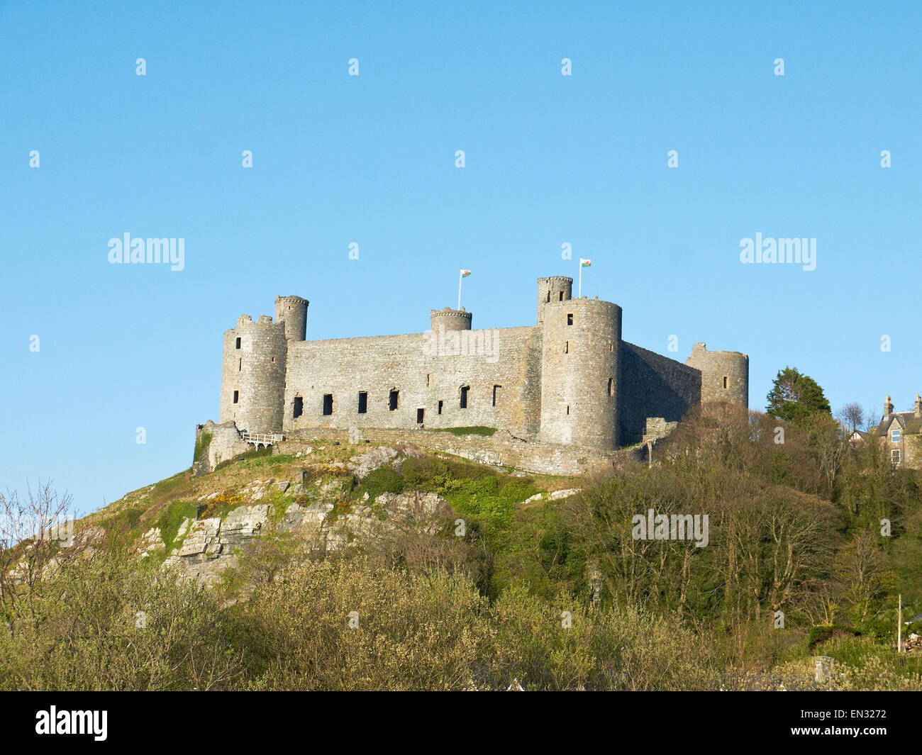 Harlech Castle Gwynedd Wales UK Stock Photo - Alamy