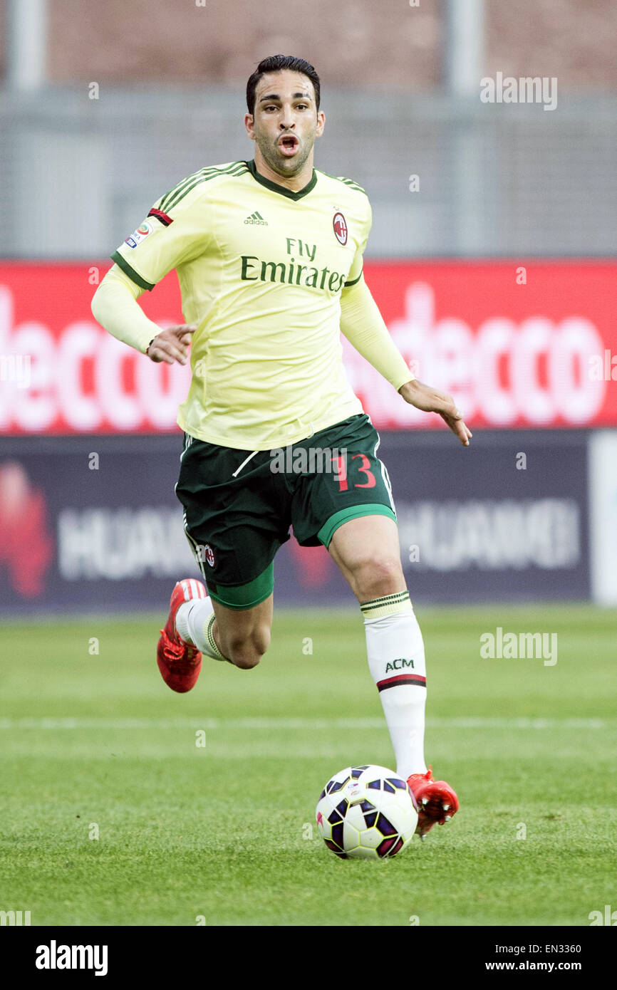 Udine, Italy. 25th Apr, 2015. Adil Rami (Milan) Football/Soccer ...