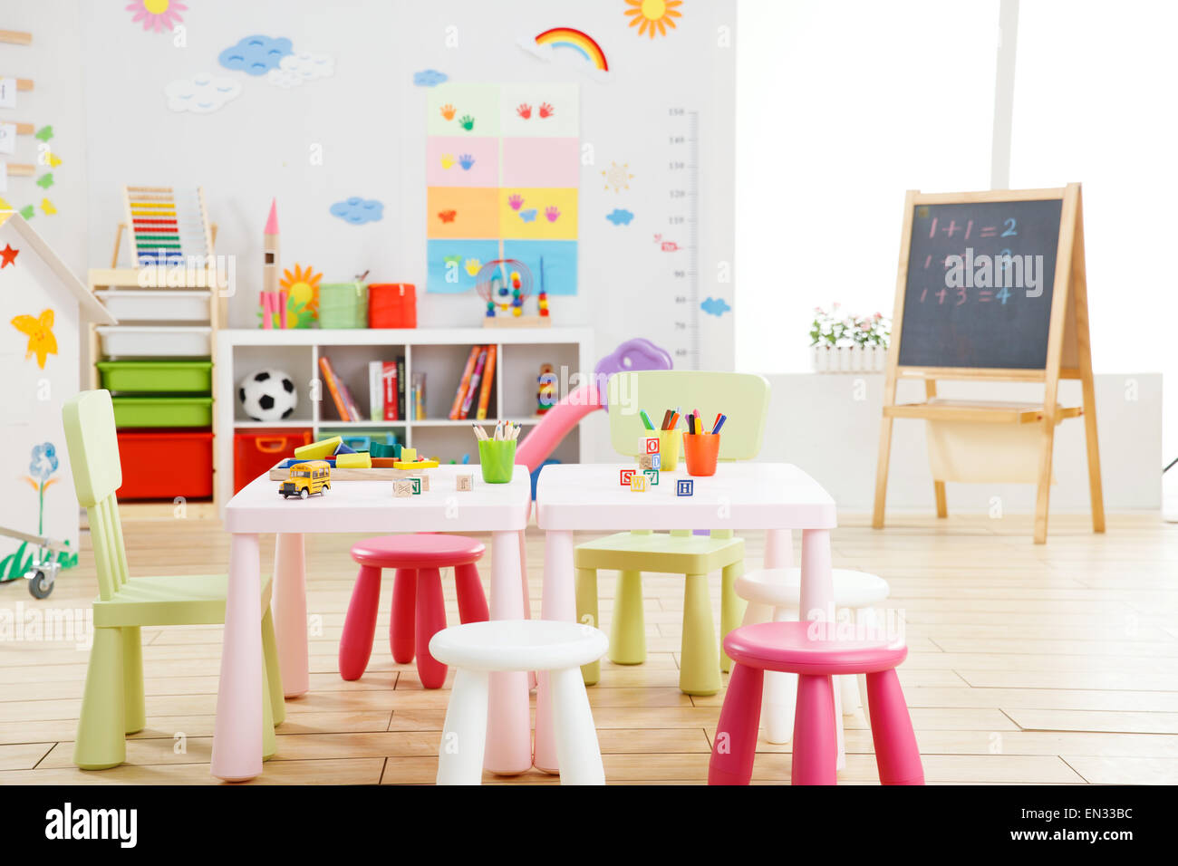 In the kindergarten recreation room Stock Photo Alamy