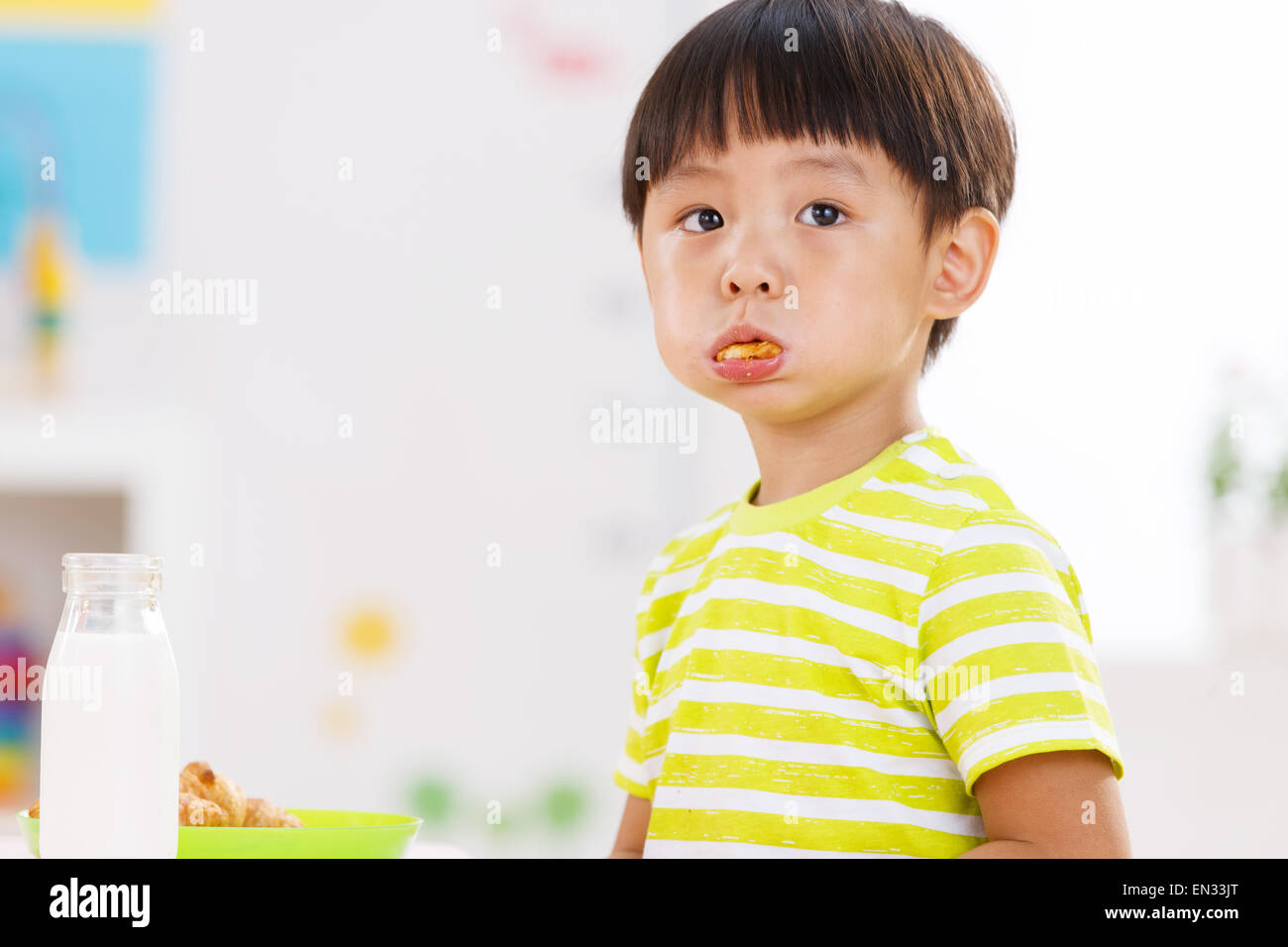 Boy with bread hires stock photography and images Alamy