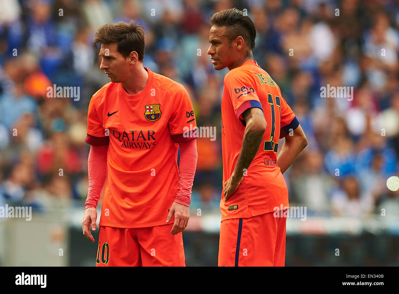Neymar Lionel Messi High Resolution Stock Photography And Images Alamy