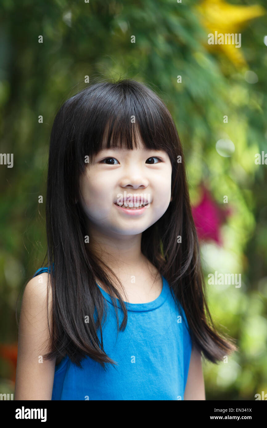 The portrait of a lovely little girl Stock Photo - Alamy