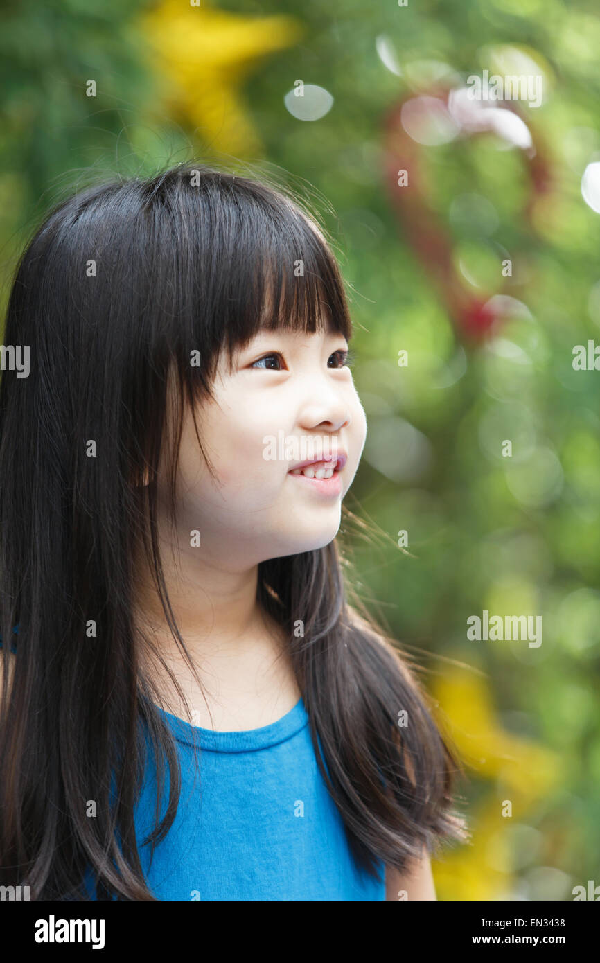 The portrait of a lovely little girl Stock Photo - Alamy