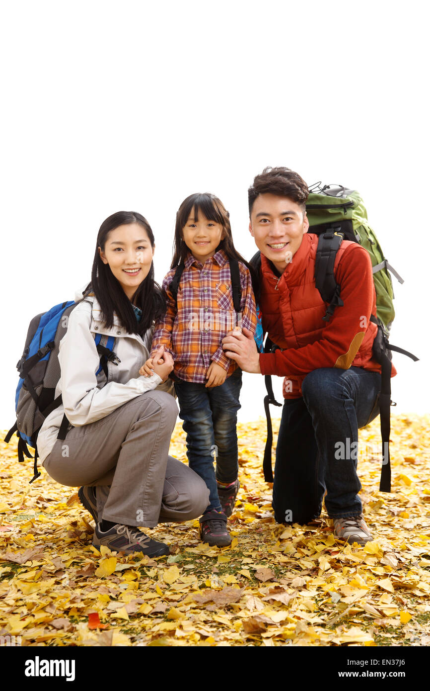 Happy family outings Stock Photo - Alamy