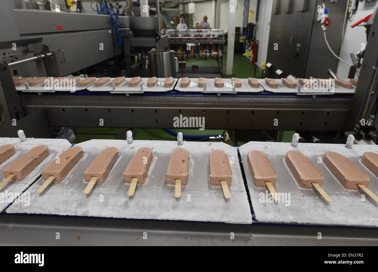 Produce of ice cream in Bidvest Opava, the biggest icecream producer