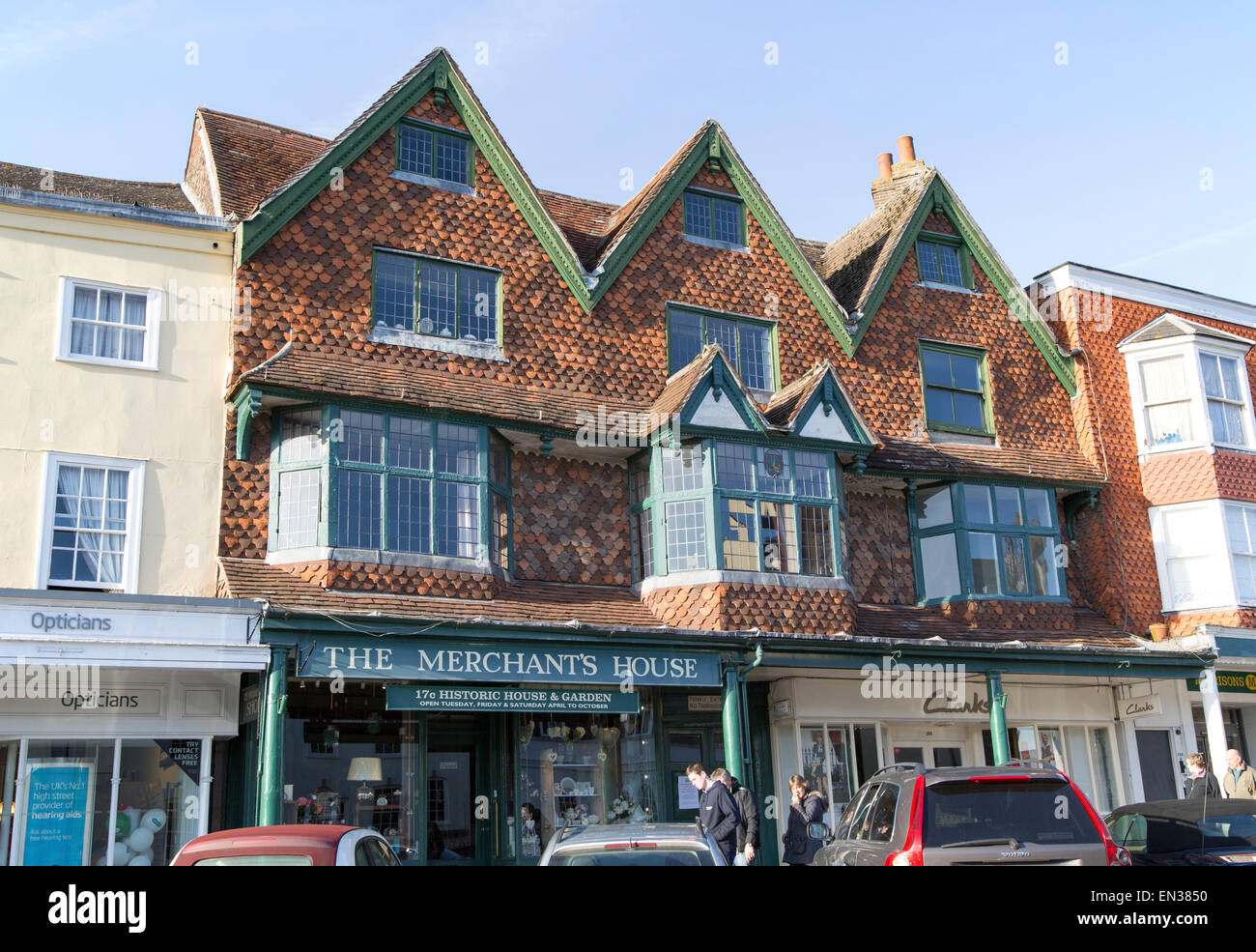 The Merchant's House on the High Street in Marlborough, Wiltshire