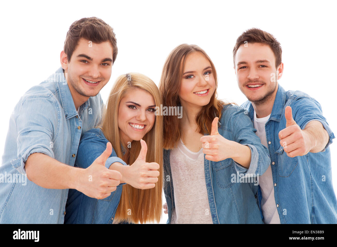 Group of happy young people Stock Photo - Alamy
