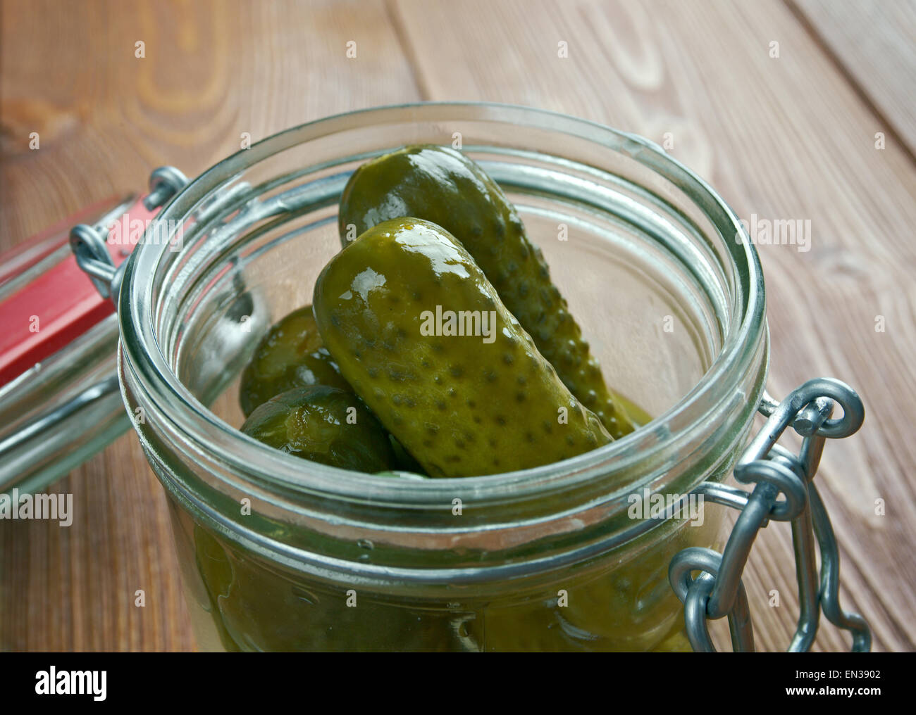 Spreewald gherkins - specialty gherkin from Brandenburg Stock Photo