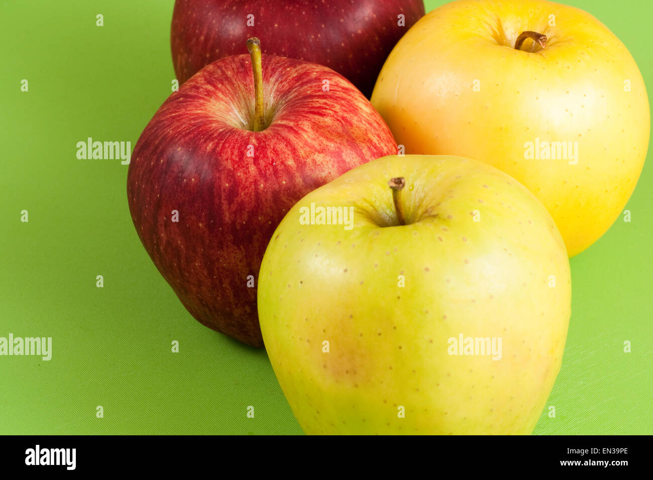 red and green apples Stock Photo Alamy