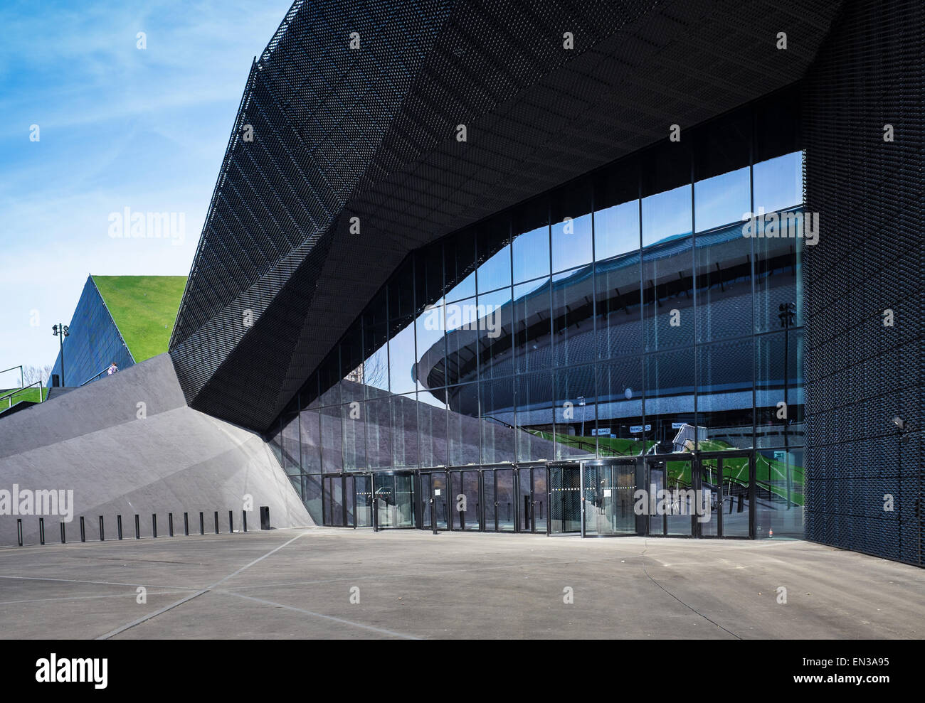 The International Conference Centre in Katowice, Silesia, Poland Stock Photo