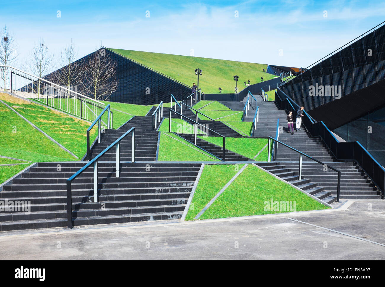 The International Conference Centre in Katowice, Silesia, Poland Stock Photo