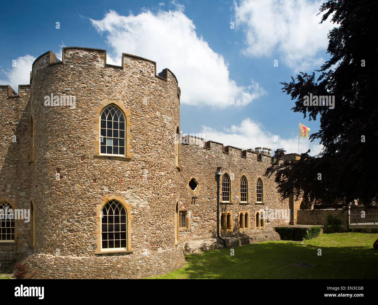 UK, England, Somerset, Taunton, Castle, home to Museum of Somerset Stock Photo