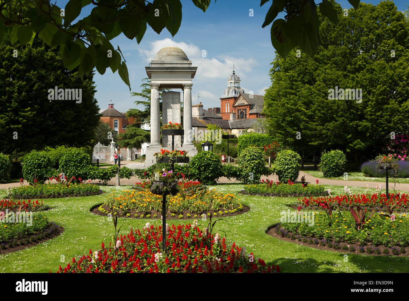 UK, England, Somerset, Taunton, Vivary Park War Memorial garden