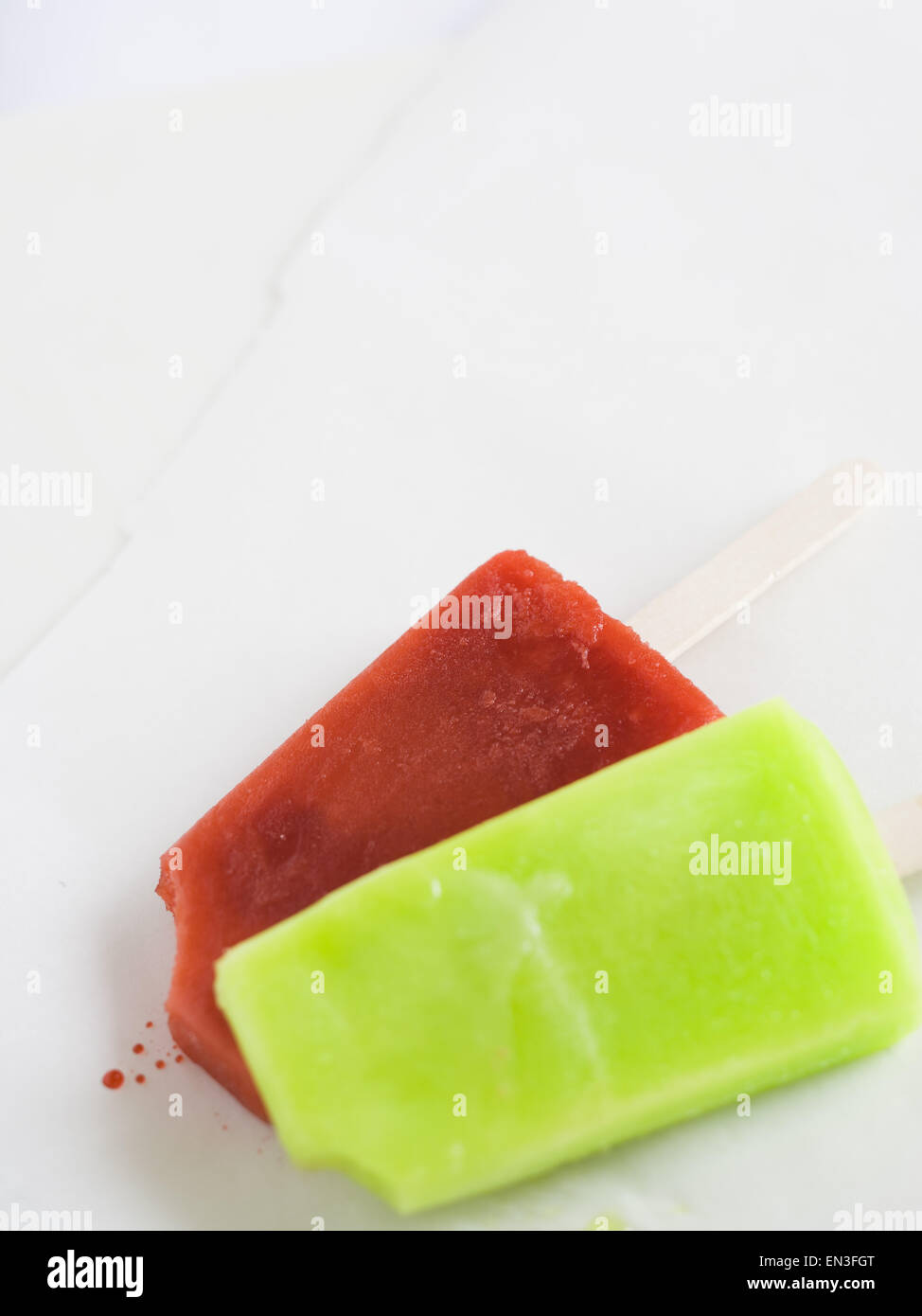 Frozen fruit bars Stock Photo Alamy