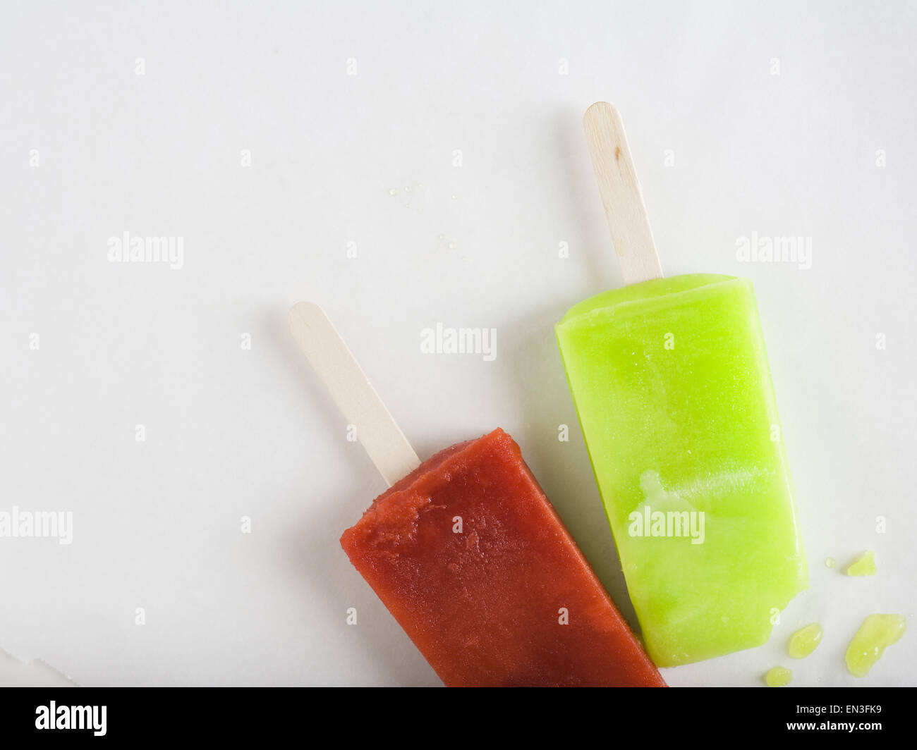 Frozen fruit bars Stock Photo Alamy