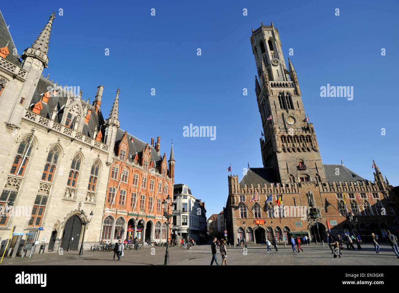 Belgium, Bruges, the Markt, market square Stock Photo