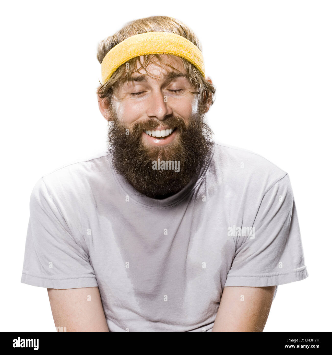 Bearded man wearing hi-res stock photography and images - Alamy
