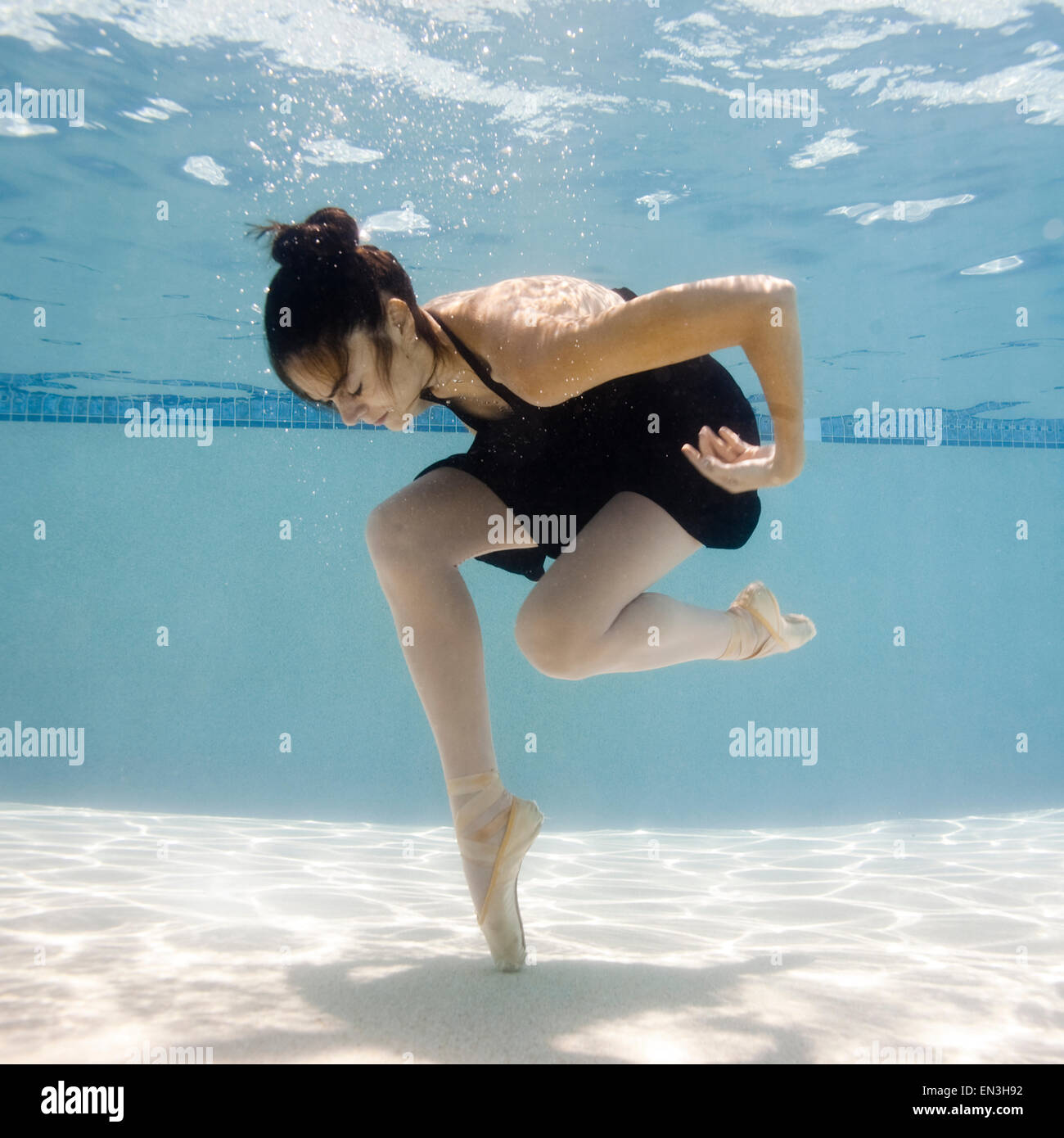 USA, Utah, Orem, Female ballet dancer under water Stock Photo - Alamy