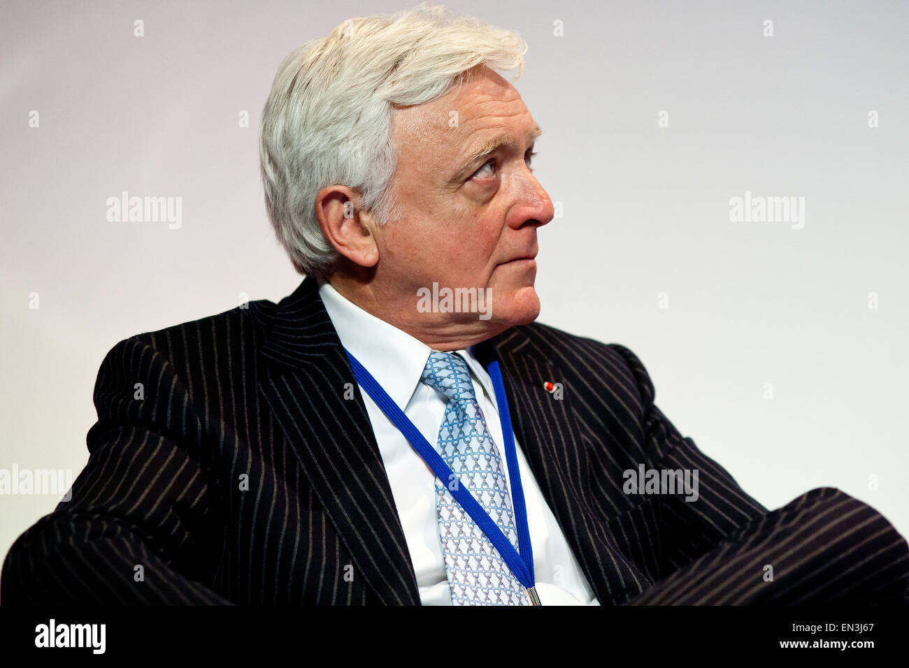 Former Israeli Ambassador To France Elie Barnavi Stock Photo