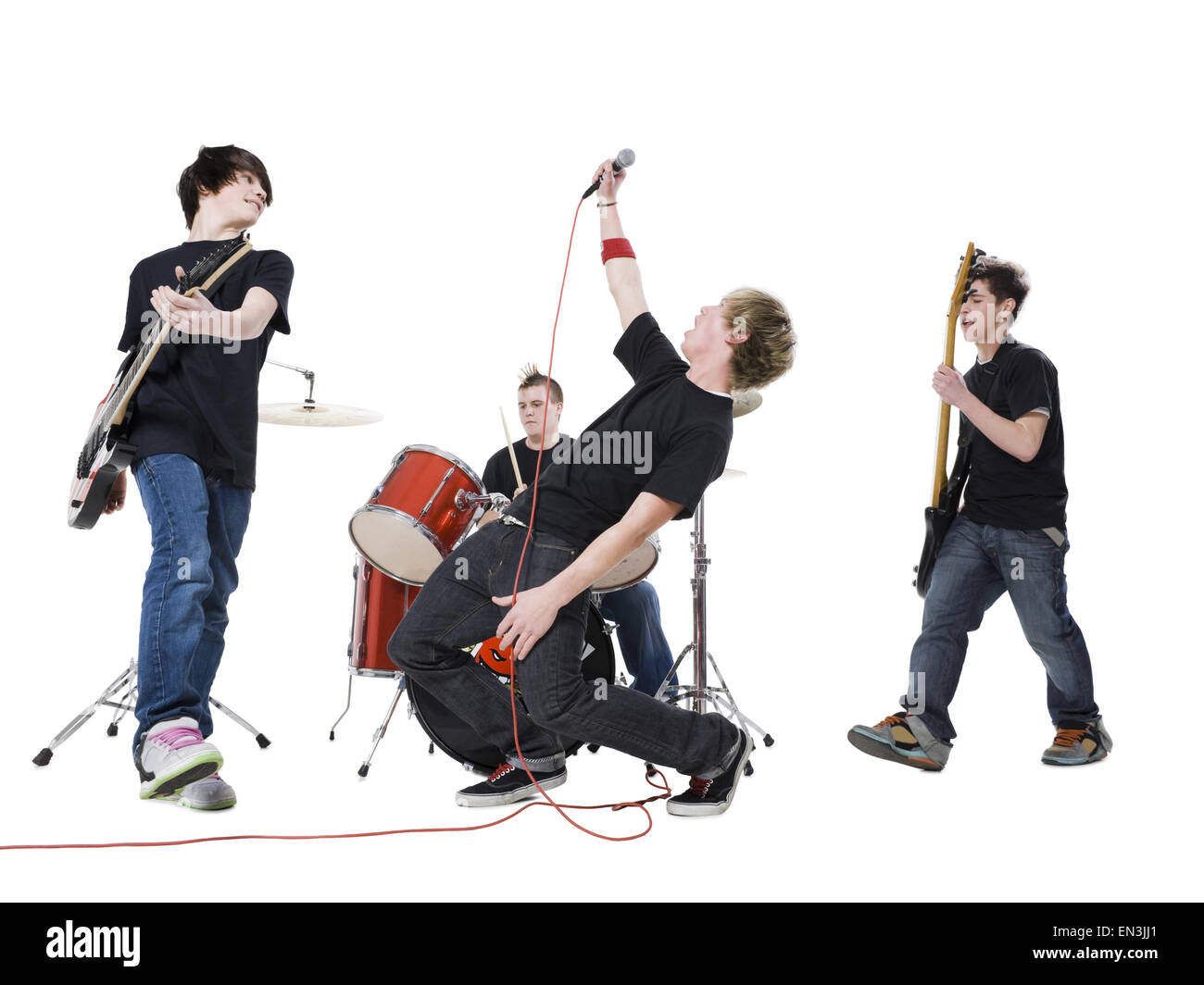 rock and roll band Stock Photo - Alamy