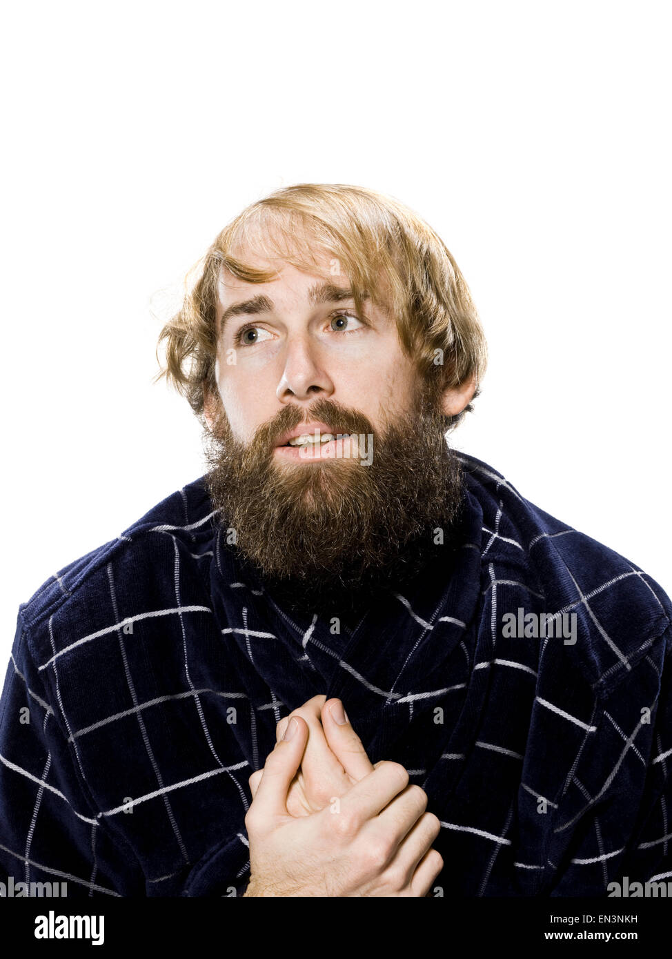bearded man in a robe Stock Photo - Alamy