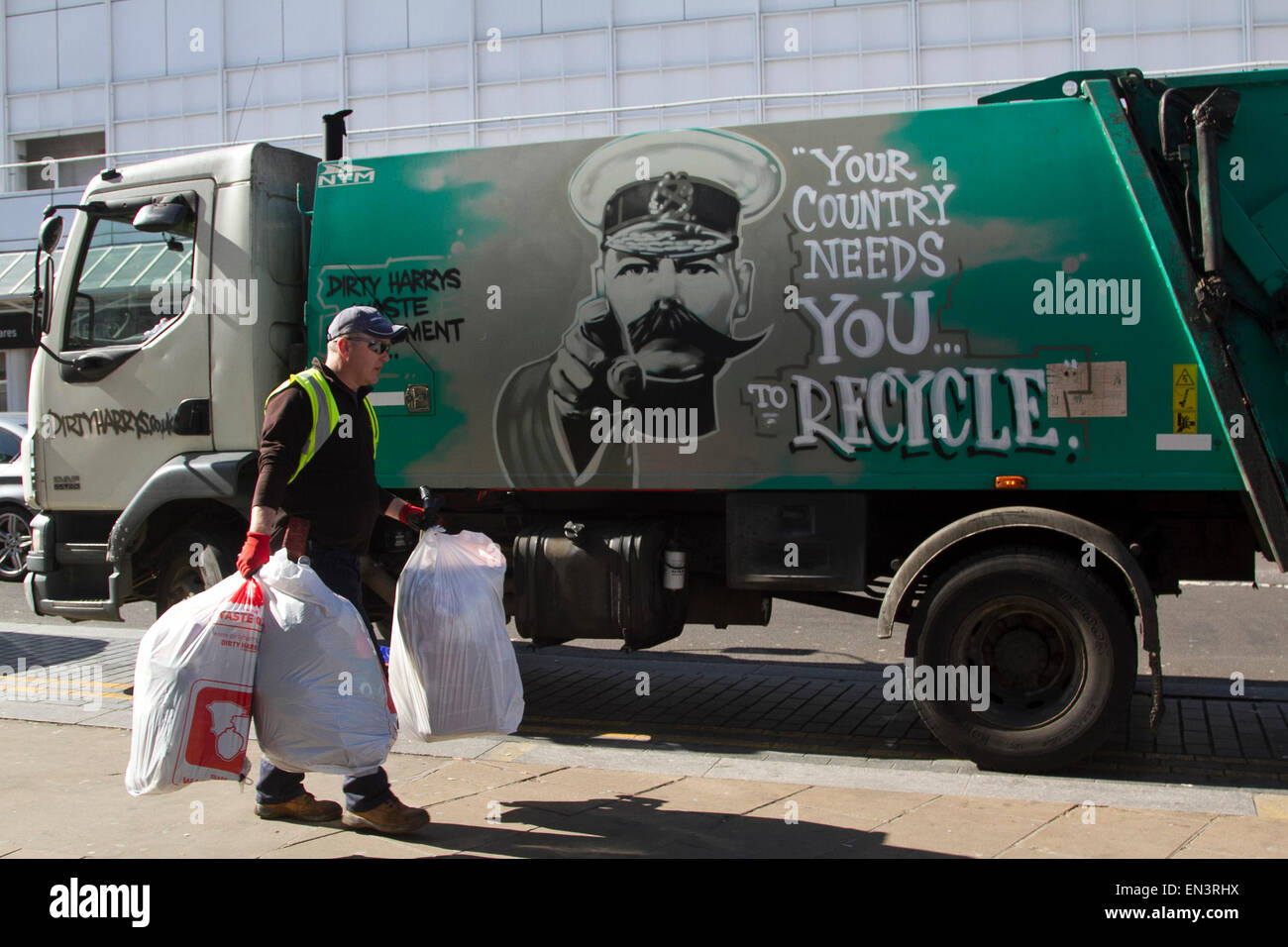Wimbledon London Uk 27th April 2015 A Waste Management