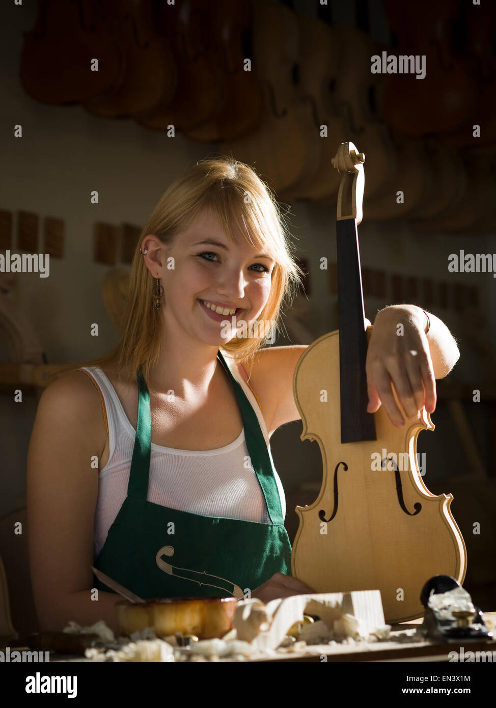 Violin maker hires stock photography and images Alamy