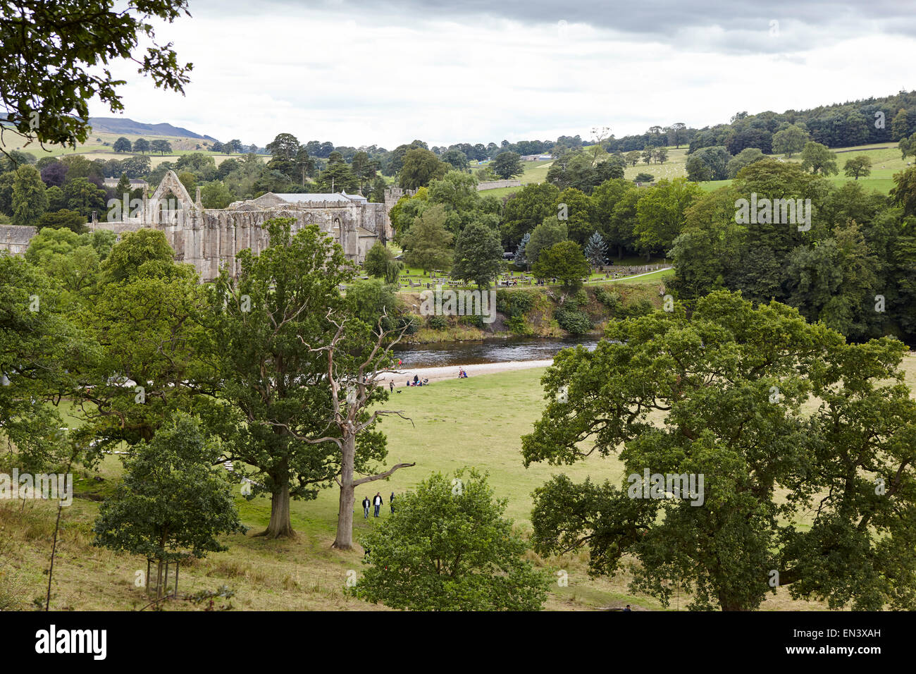 fountains abbey yorkshire Stock Photo