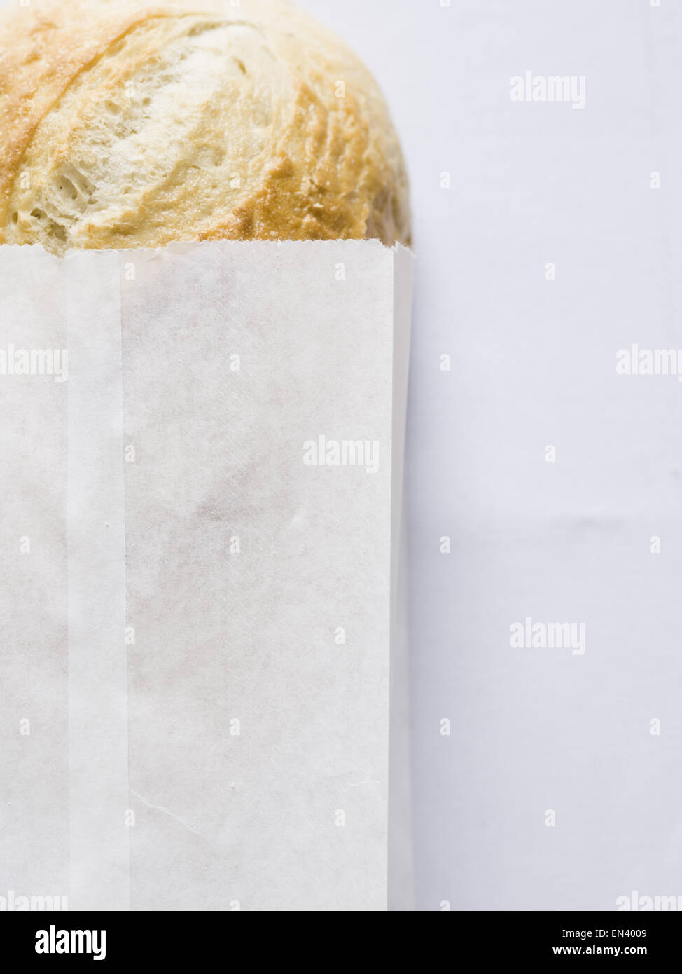 Loaf of bread in paper bag Stock Photo - Alamy