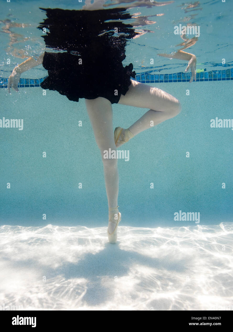 USA, Utah, Orem, Female ballet dancer under water Stock Photo - Alamy
