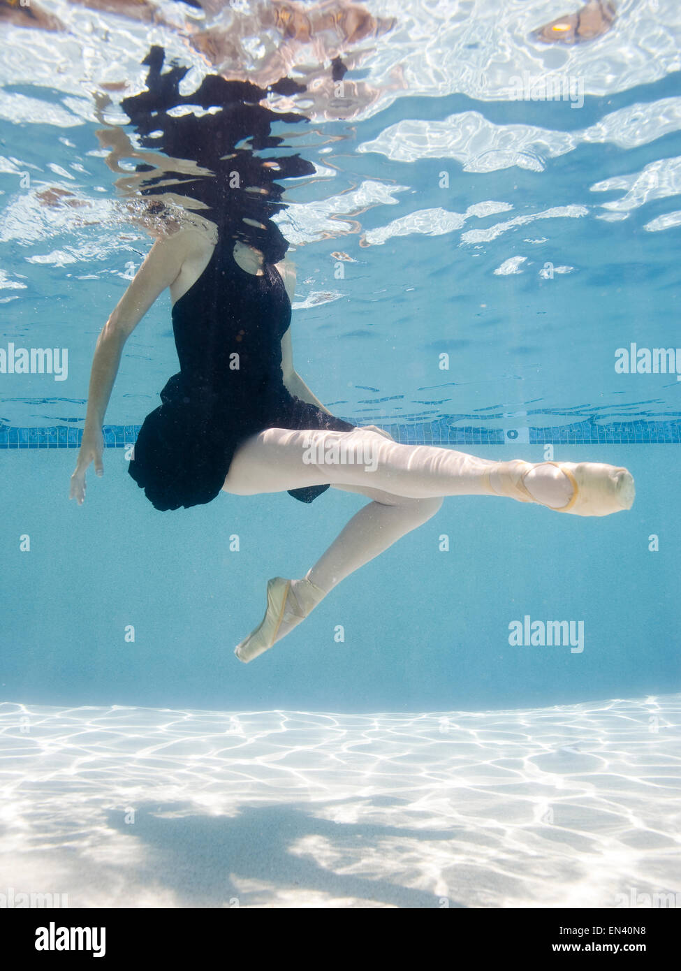 USA, Utah, Orem, Female ballet dancer under water Stock Photo - Alamy