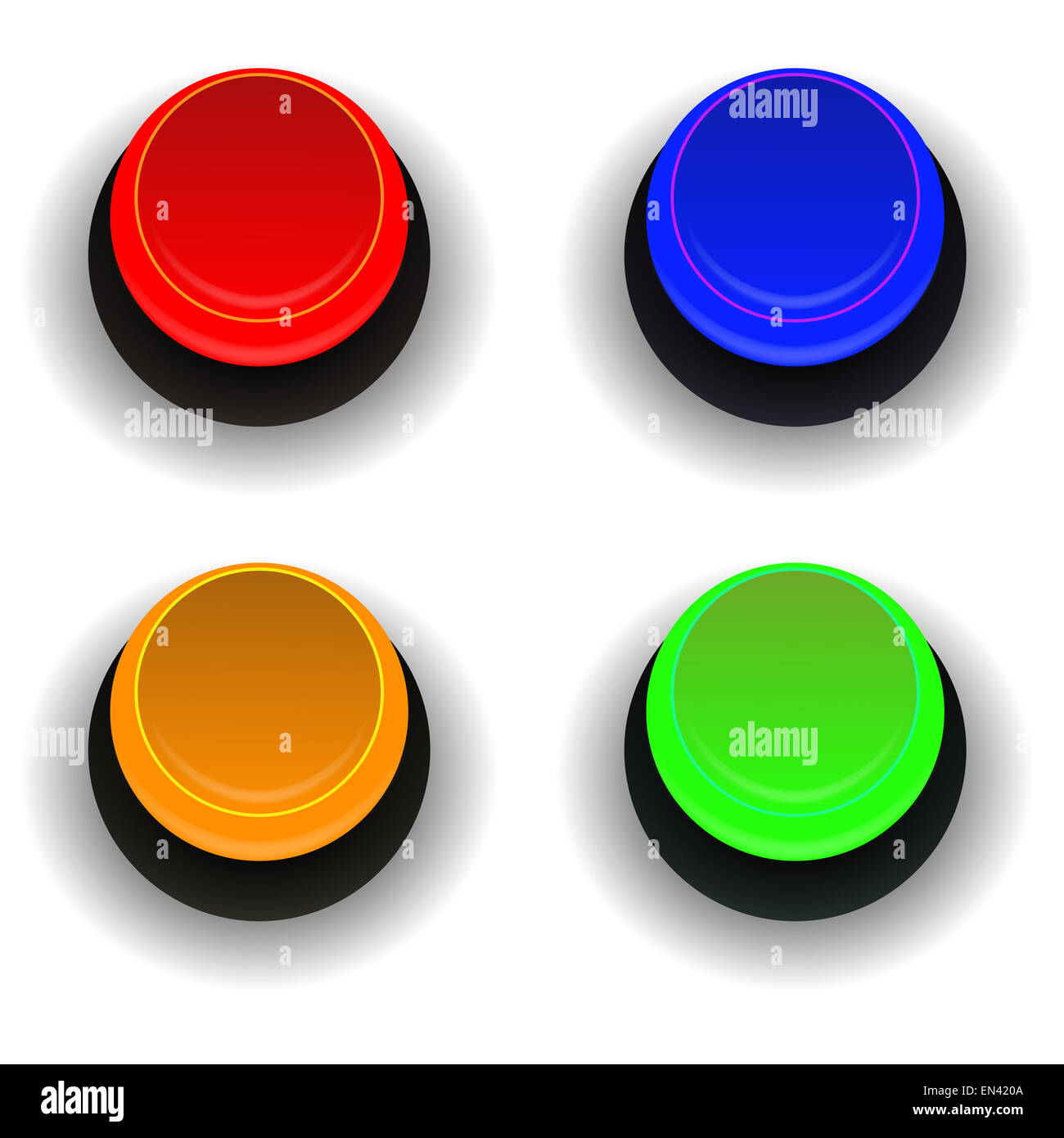 Push buttons glass round hi-res stock photography and images - Alamy