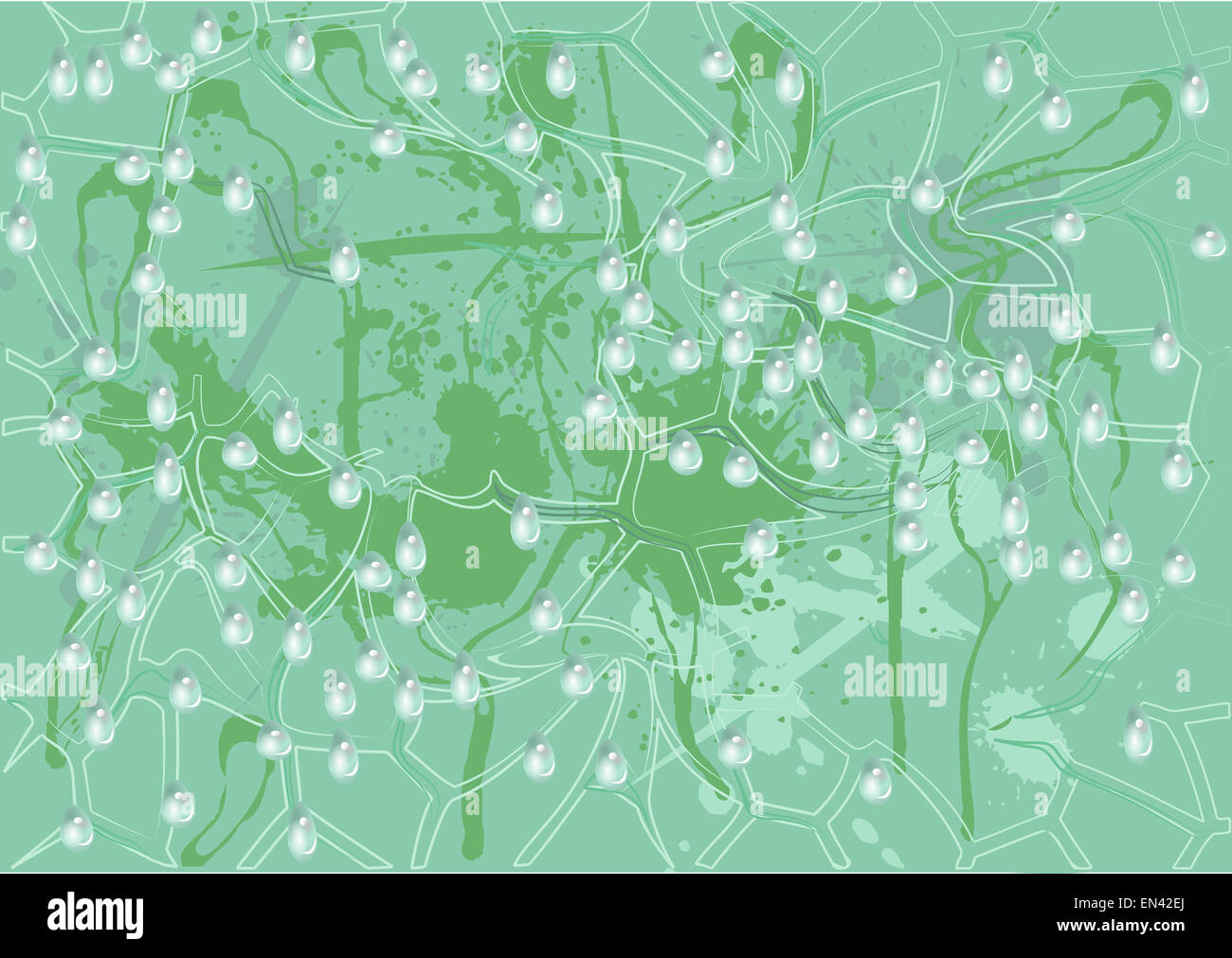 abstract background with water drops Stock Photo - Alamy