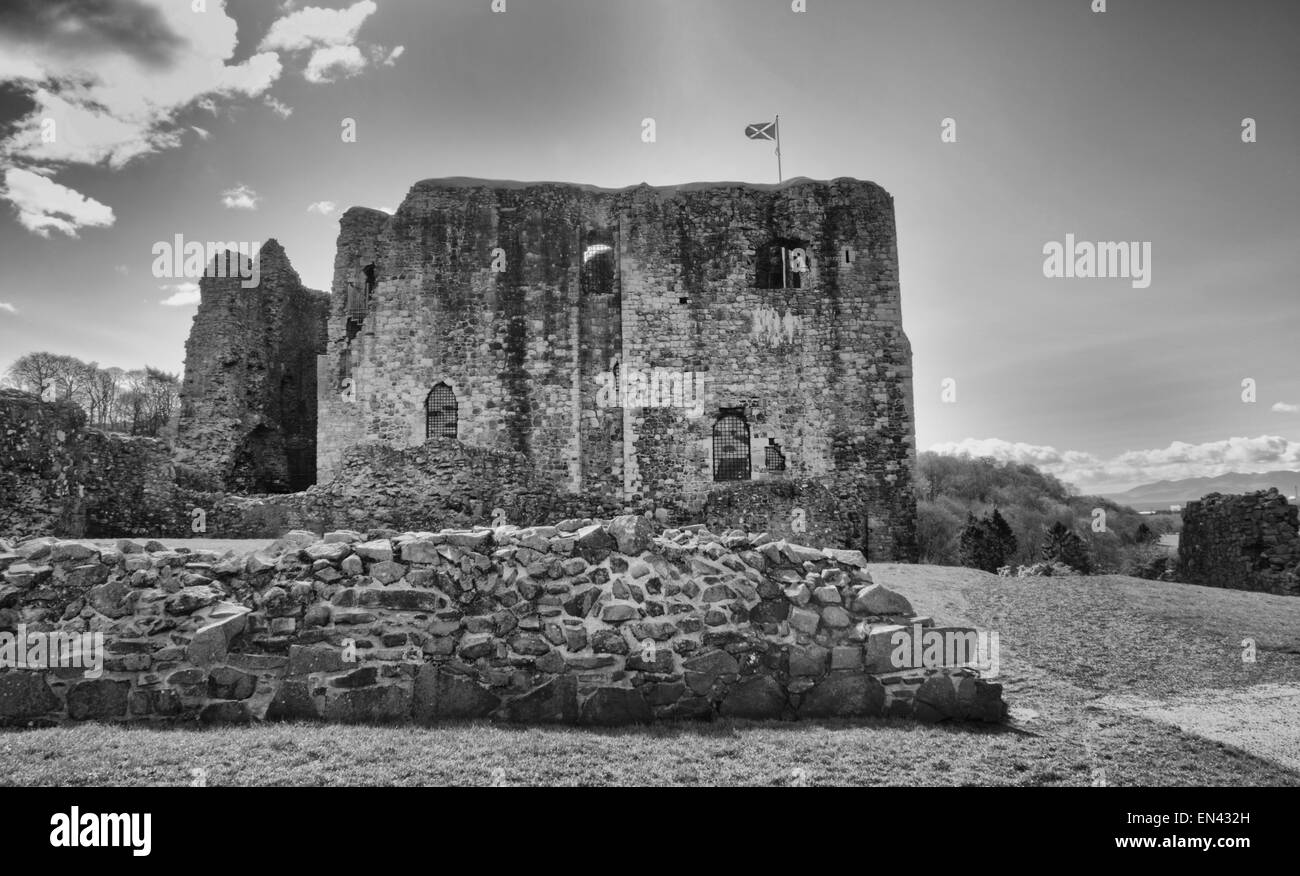 Dundonald Castle Stock Photo
