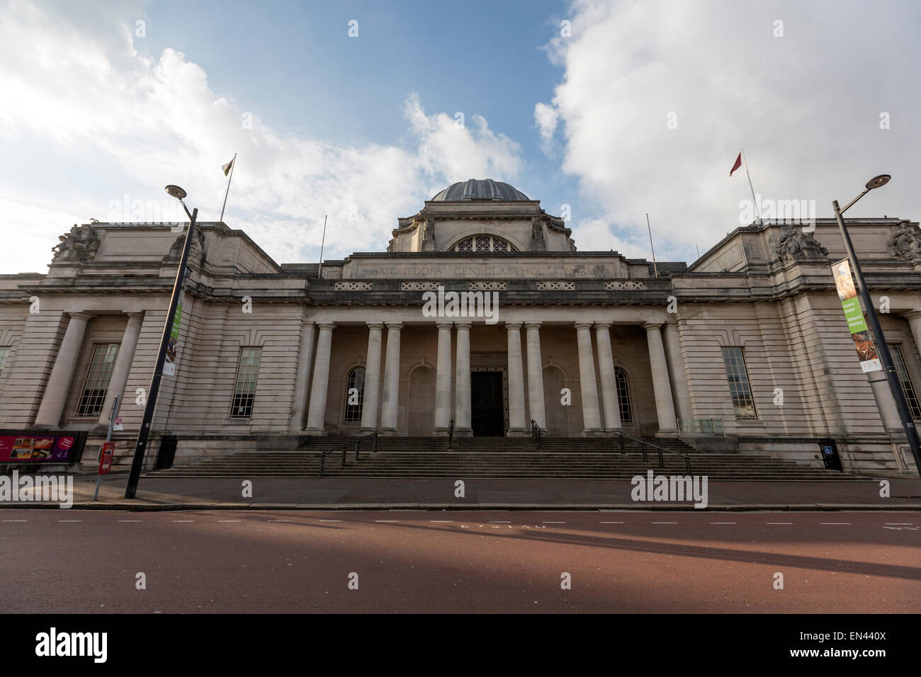 National Museum Cardiff, Cathays Park Stock Photo