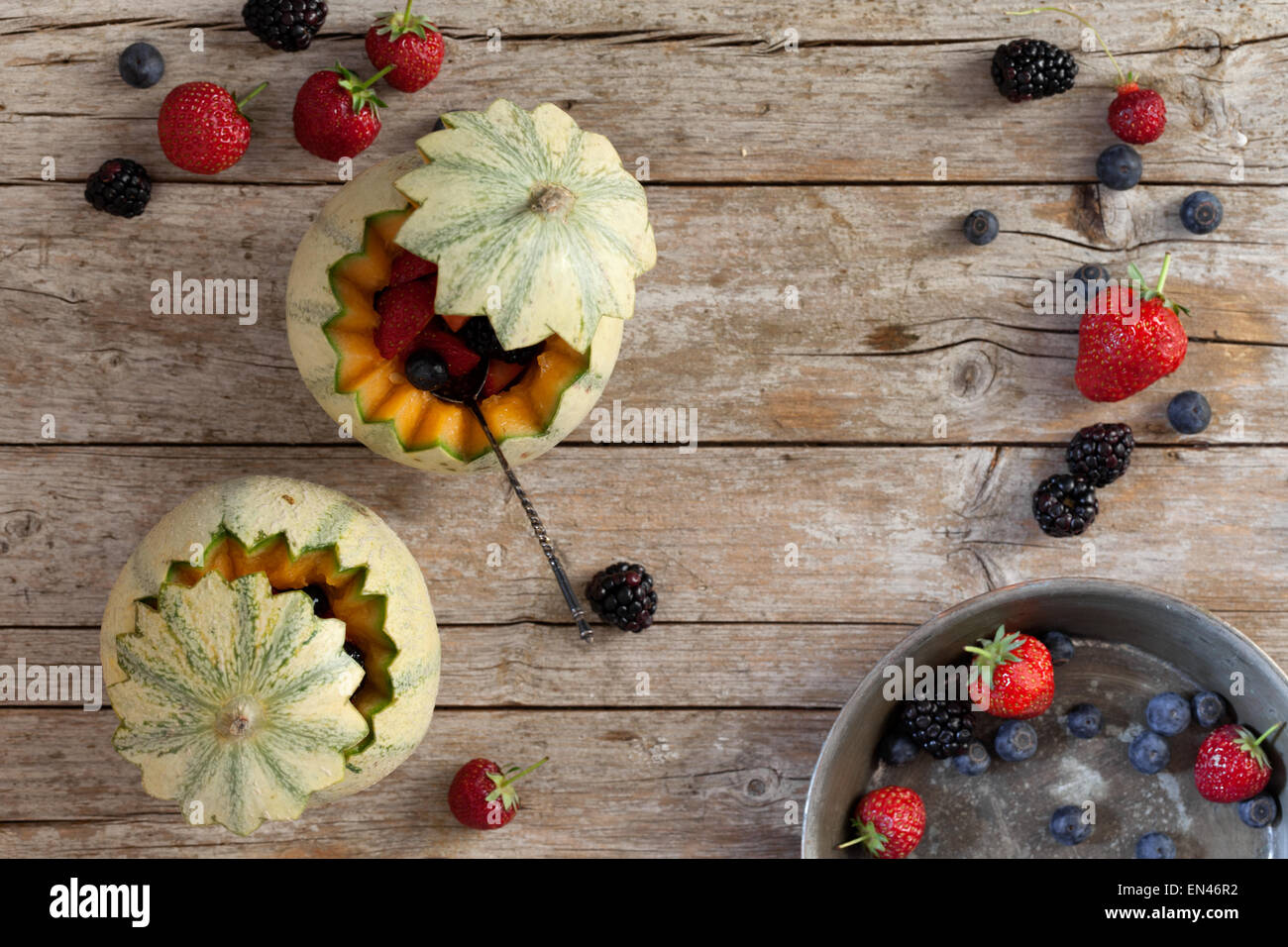 French Melons And Soft Fruits Stock Photo Alamy