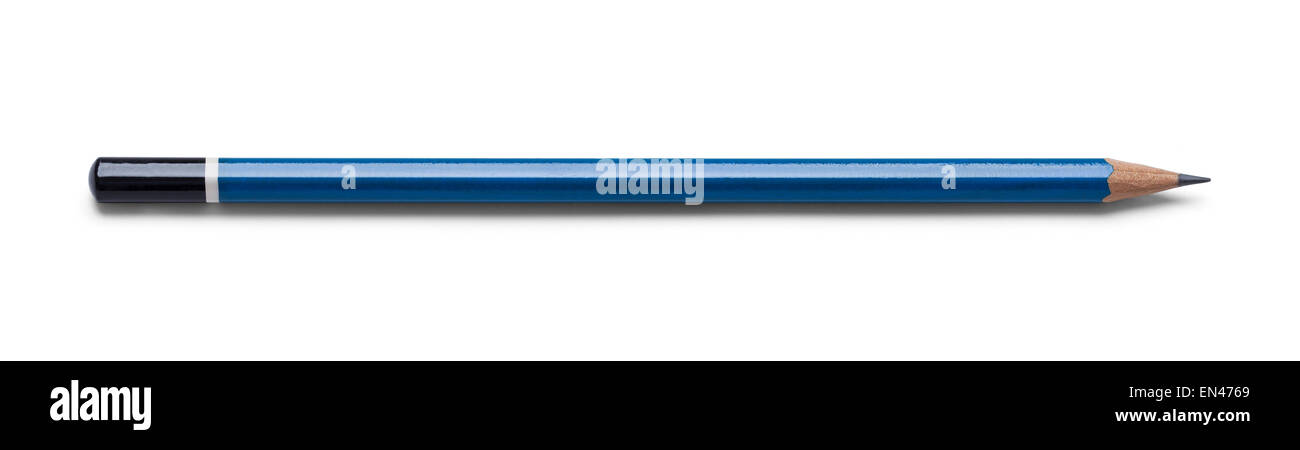 HB Art Drawing Pencil Isolated on a White Background. Stock Photo