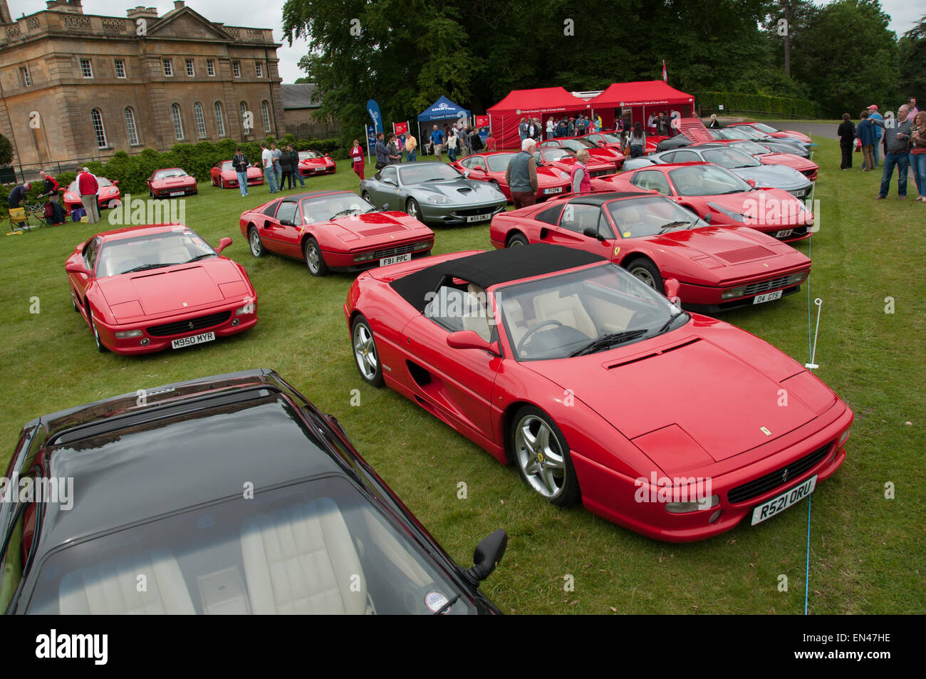 Ferrari Spider And Collection At The Ferrari Owners Club Rally At B Heim Palace Woodstock Ferrari Spider And Collection At The Ferrari Owners Club Rally At B Heim Palace Woodstock