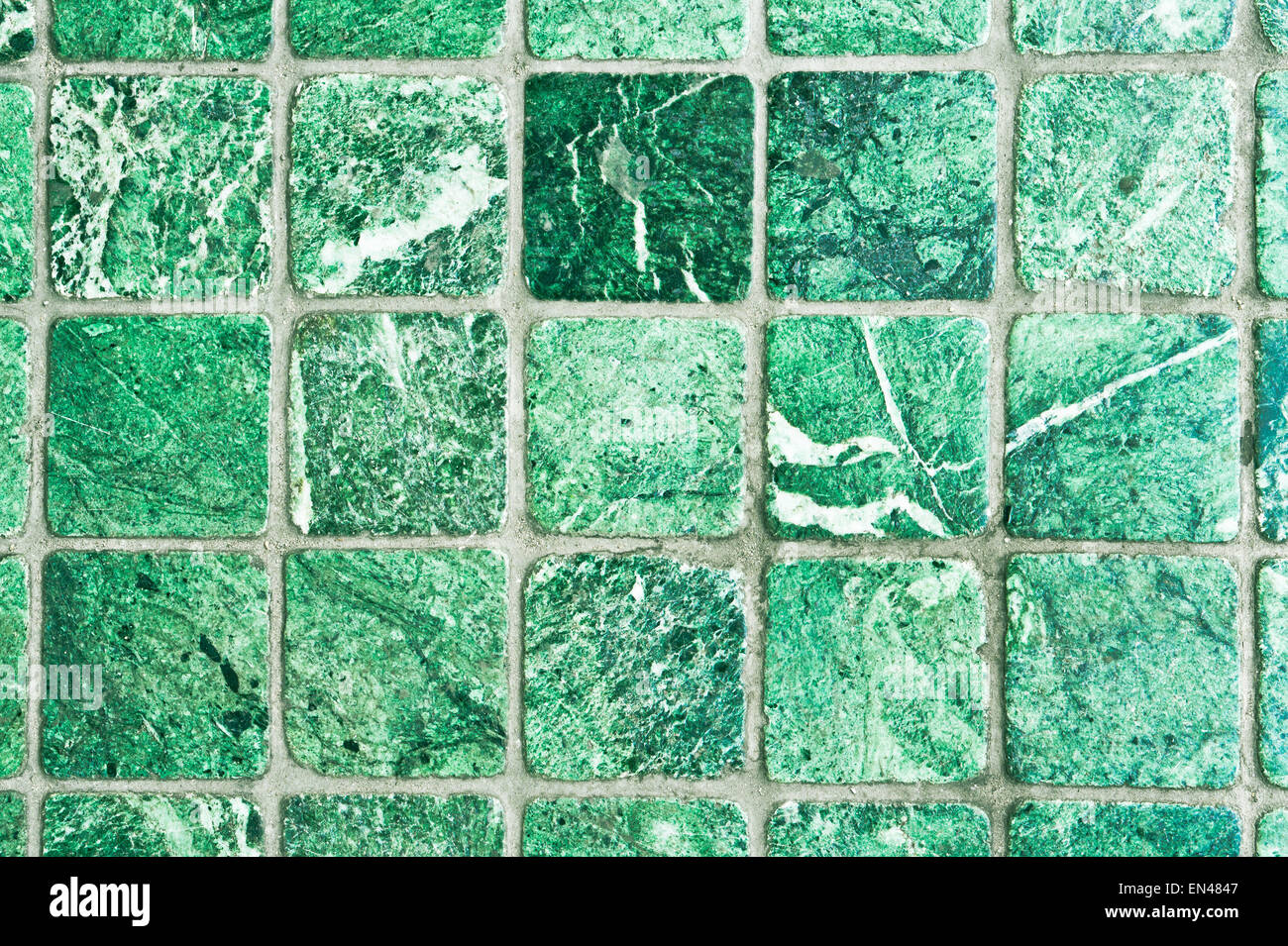 Green stone floor tiles as a background Stock Photo Alamy