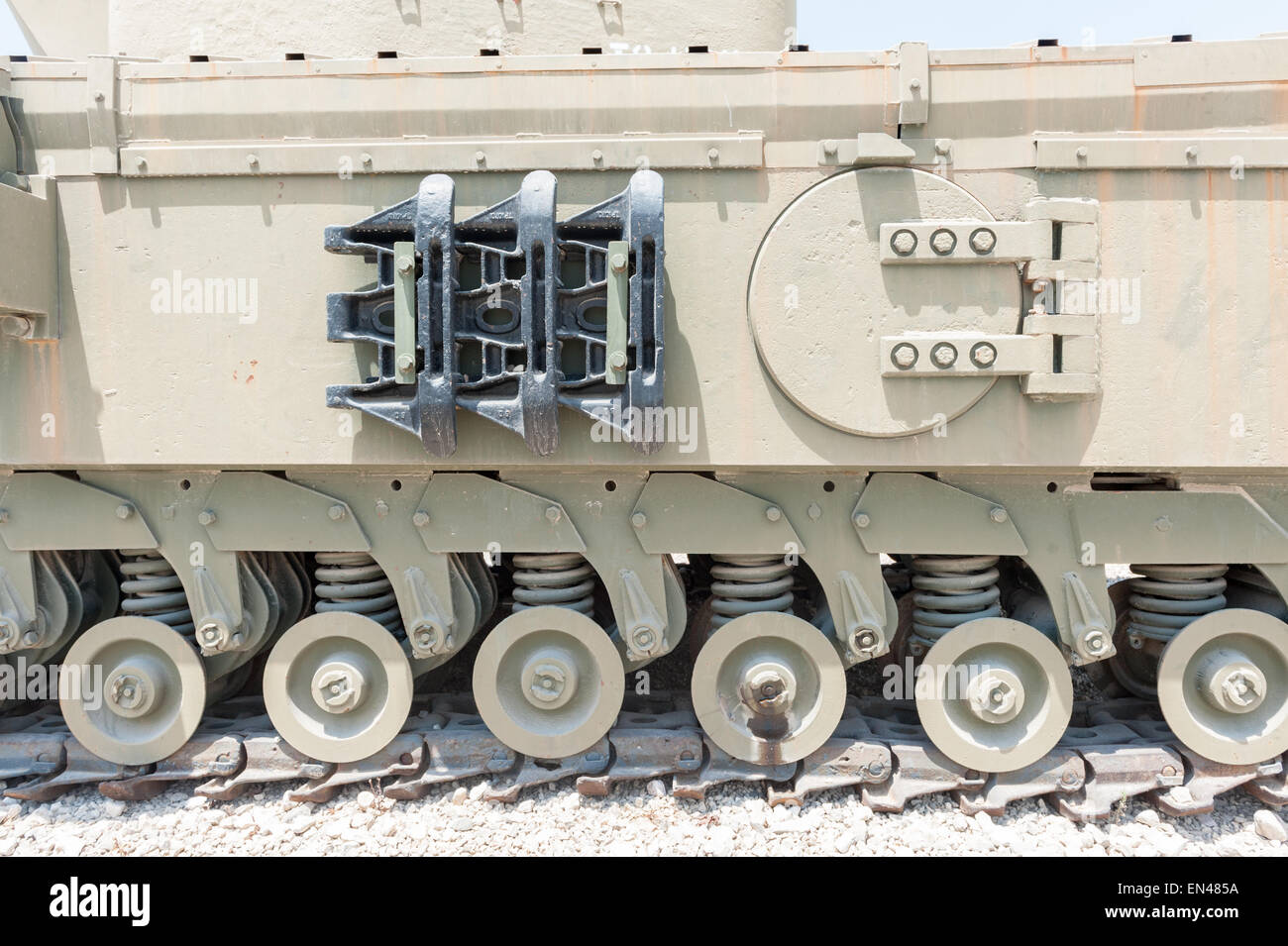 Israel, Latrun, tank at Yad Lashiryon Museum Stock Photo - Alamy