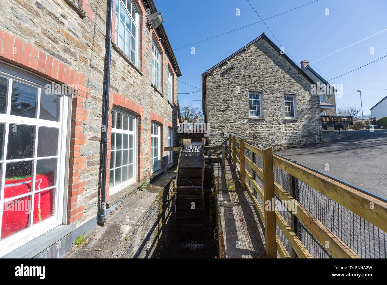 Wales National Wool Museum, Dre-Fach Felindre Llandysul, Carmarthenshire, Wales Stock Photo