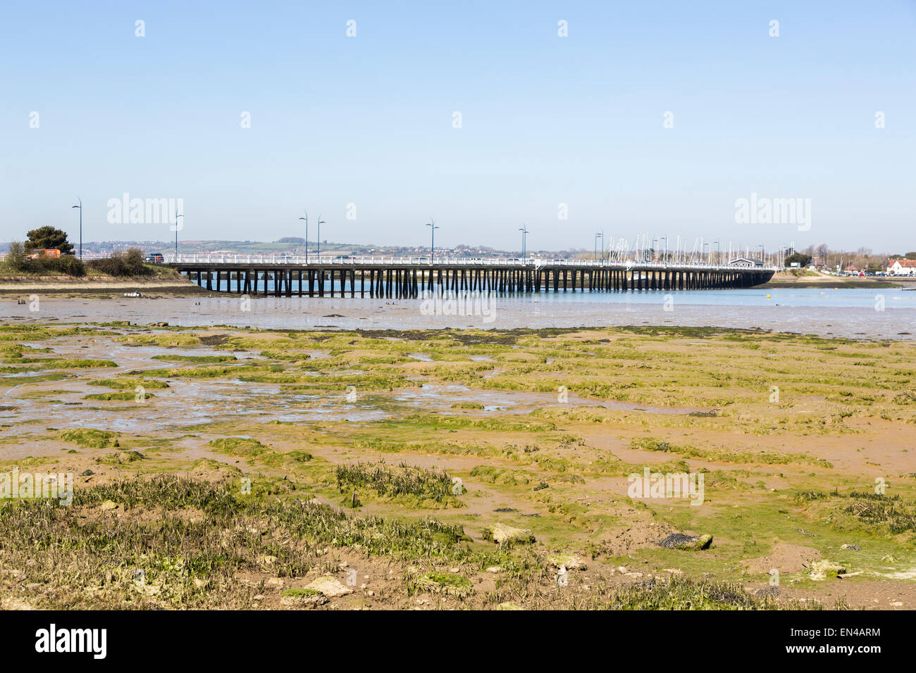 Road bridge between Havant and Hayling Island, Chichester Harbour, on