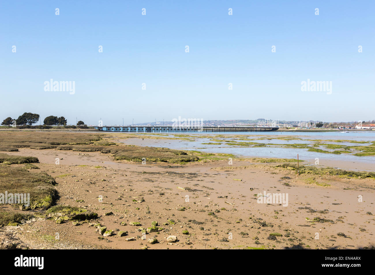 Road bridge between Havant and Hayling Island, Chichester Harbour, on