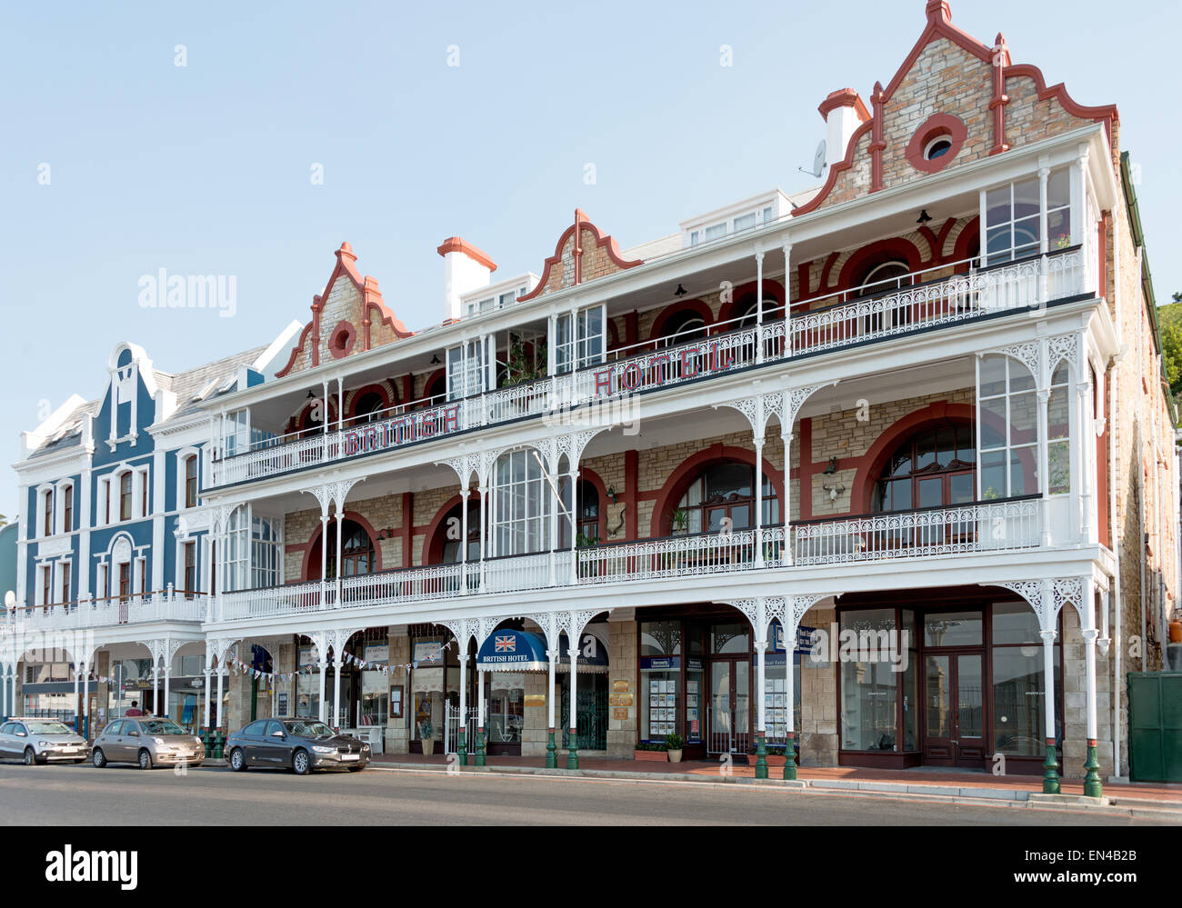 British Hotel, St Georges Street, Simon’s Town (Simonstad), Cape Peninsula, Western Cape Province, Republic of South Africa Stock Photo
