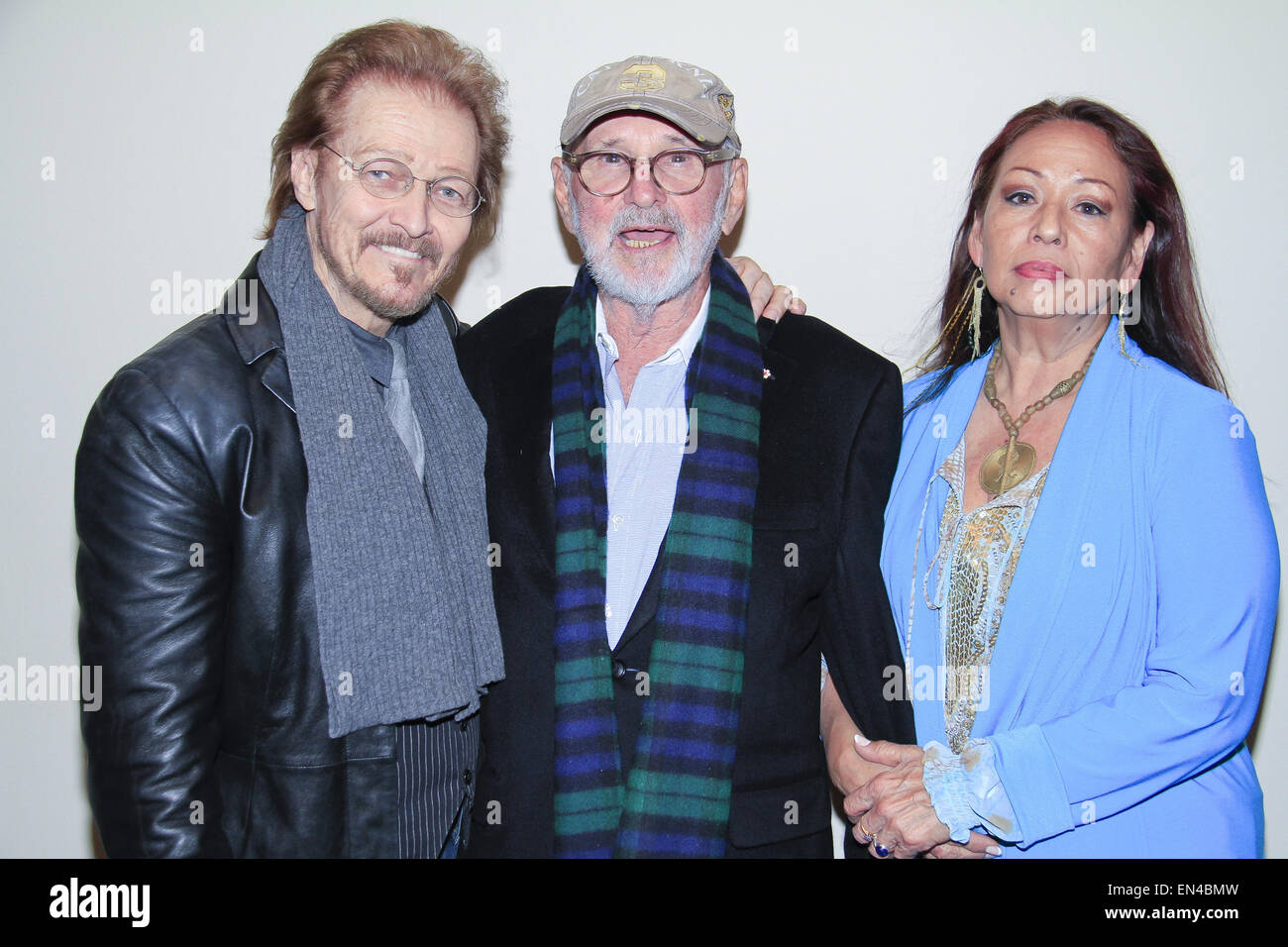 Ny, NY, USA. 26th Apr, 2015. NY NY April 27, 2015 ;.The original cast of Jesus Christ Superstar attend a reunion Q and A session and Screening of the film at The Beekman Theater on April 27, 2015 .Ted Neeley, Norman Jewison and.Yvonne Elliman © Rahav Segev/ZUMA Wire/Alamy Live News Stock Photo