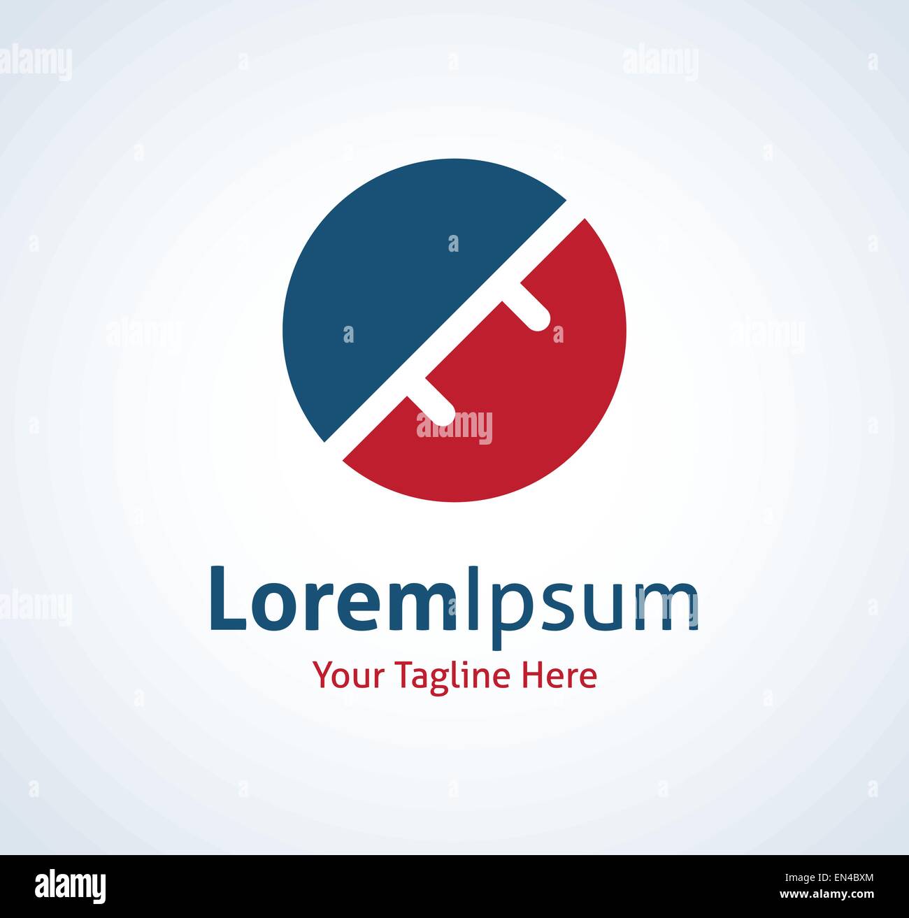 Technology circle energy black red vector logo icon Stock Vector Image