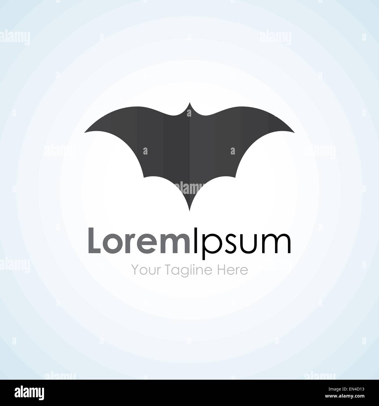 Grey Batman Bat Open Wings Flying Concept Elements Icon Logo Stock Vector Image Art Alamy