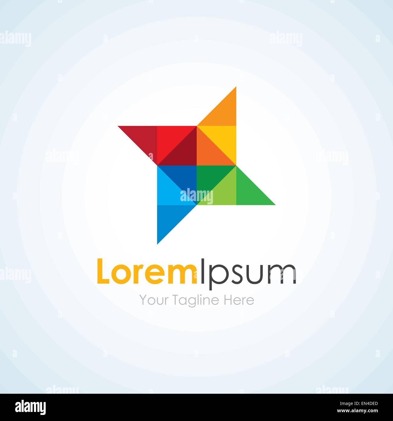Colorful polygon geometry background shape bussiness element icon logo ...
